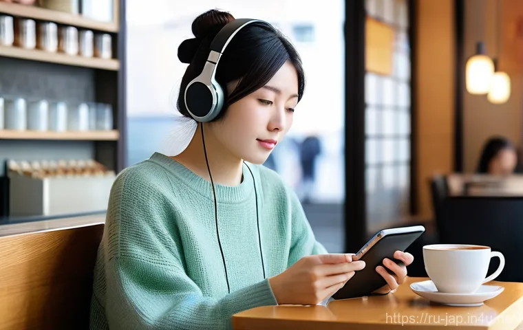 JLPT N1 합격 전략 - A laptop or large tablet is open, displaying a video call interface where they are actively engaged ...